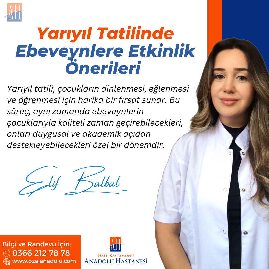 Yarıyıl Tatilinde Ebeveynlere Etkinlik Önerileri 