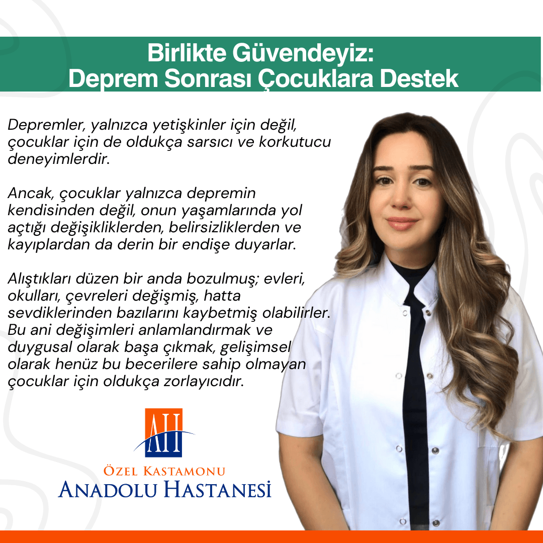 Birlikte Güvendeyiz: Deprem Sonrası Çocuklara Destek